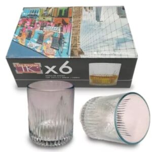 SET X6 VASOS WHISKY 230 ML DUBLIN