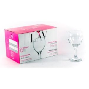 PACK DE 6 COPAS MISKET VINO 210 CC