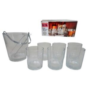 SET X6 VASOS230CC + HIELERA CON PINZA